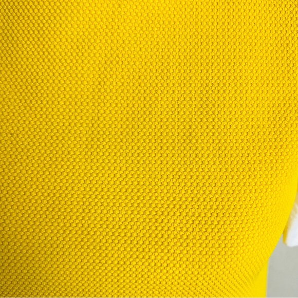 Zara Collection Yellow Ribbed Contrast White Off Shoulder Bardot Shift Dress - Picture 10 of 15